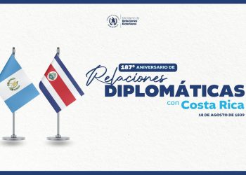 Guatemala y Costa Rica celebran 187 años de relaciones diplomáticas