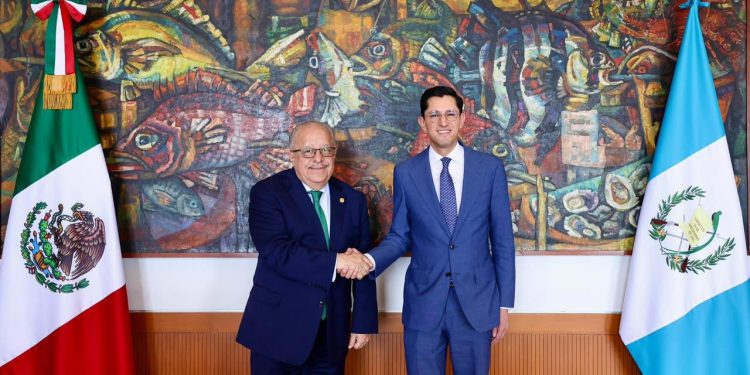 Los cancilleres de Guatemala y México reafirman su compromiso con la cooperación estratégica en los temas de la agenda bilateral