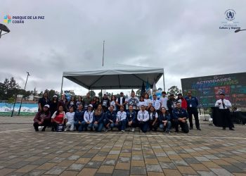 Parque Deportivo y Recreativo de la Paz reúne a jóvenes de cuatro departamentos en Cobán