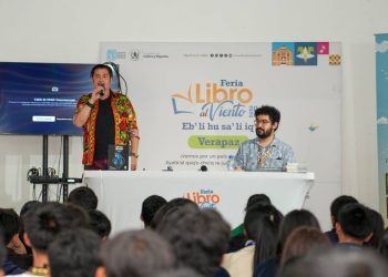 Editorial Cultura fomenta el talento nacional en la Feria Libro al Viento Verapaz 2026