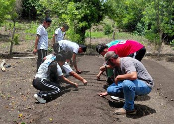 Jóvenes de Petén promueven la agricultura sostenible desde los huertos escolares