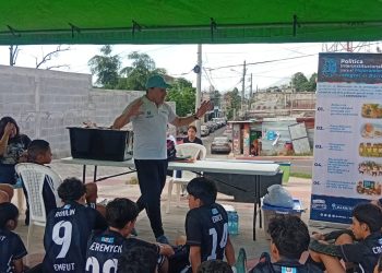 Con deporte y convivencia, jóvenes de la zona 21 se unen por la prevención
