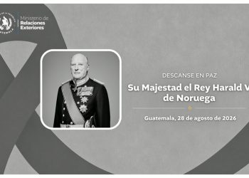Guatemala expresa sus condolencias a Noruega por el deceso del Rey Harald V