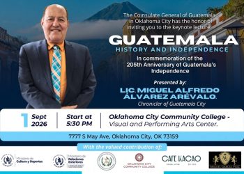 Consulado en Oklahoma City invita a conferencia sobre la independencia de Guatemala