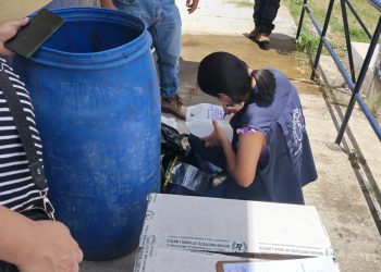 Vigilancia e inspección del sistema de agua Tanque 3 de abastecimiento en sectores A-10 y B2 Las Granjas, San Cristóbal II, zona 8 de Mixco