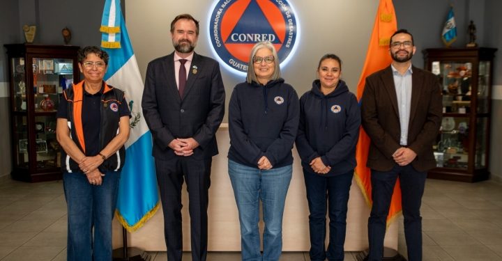 SE-CONRED y la OIM fortalecen lazos de cooperación para la gestión de riesgos en Guatemala
