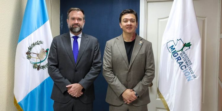 Director General del IGM se reúne con el nuevo Jefe de Misión de la OIM en Guatemala