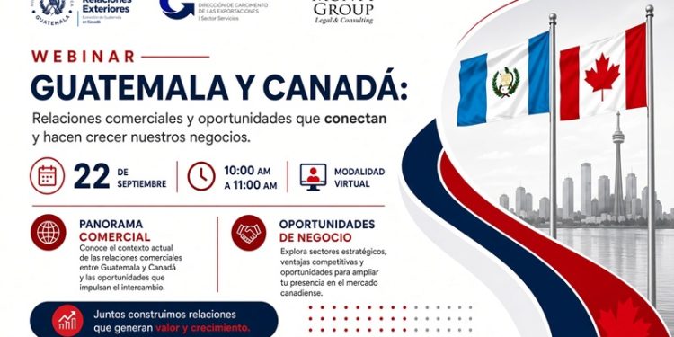 Embajada en Canadá invita a empresas guatemaltecas a seminario sobre oportunidades comerciales
