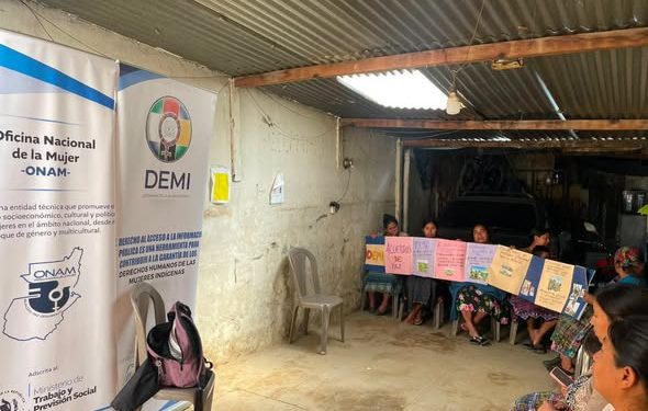 Mintrab capacita a mujeres de diversas comunidades de Olintepeque