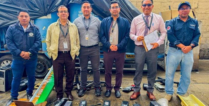 Desarrollan en Quetzaltenango proceso de destrucción de bienes en desuso