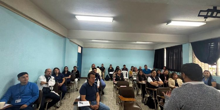 Salubristas del noroccidente del departamento de Guatemala refuerza acciones sobre salud mental y bienestar