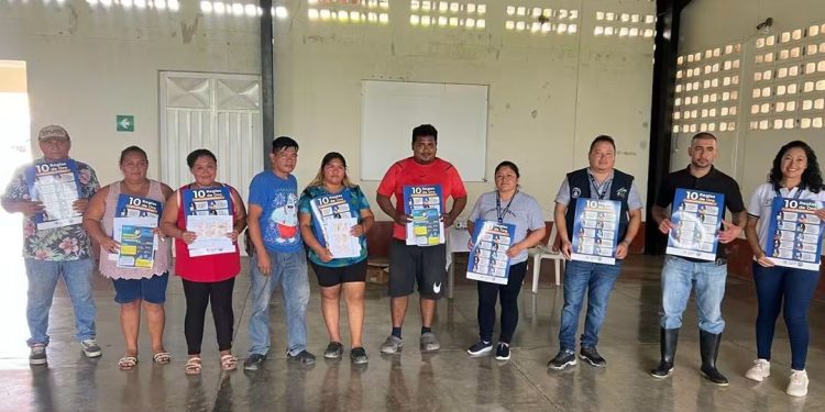 En San Luis, Petén, promueven la alimentación segura en actividades festivas