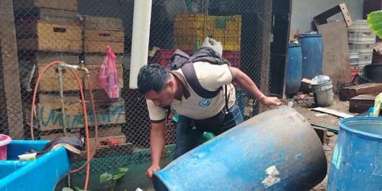Visitas domiciliares llevan acciones contra el dengue a comunidades de San Luis, Petén