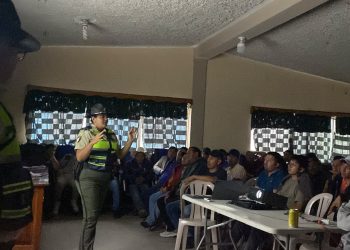 Transportistas de San Martín Sacatepéquez reciben capacitación sobre el Sistema Limitador de Velocidad