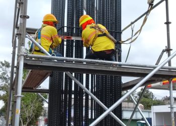 Continúan trabajos del Viaducto del Norte en ciudad de Guatemala