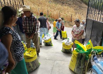 Productores de frijol del Corredor Seco reciben insumos para fortalecer sus cultivos