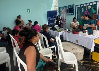 Promueven preparación de alimentos nutritivos con productos locales