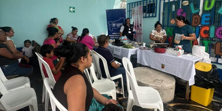 Promueven preparación de alimentos nutritivos con productos locales