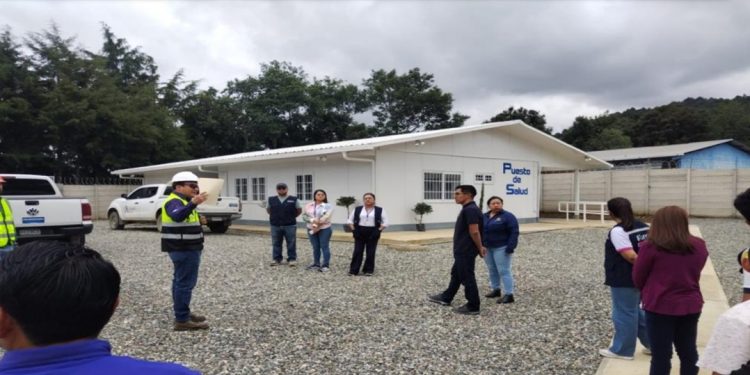 Población de Tojlate, Colotenango, cuenta con el primer primer Puesto de Salud Modular que acerca servicios a comunidades
