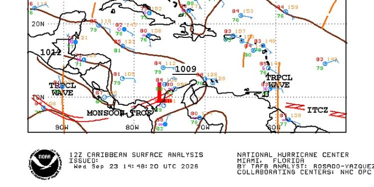 Lluvias en el territorio nacional son asociadas a sistemas de baja presión y ondas del este.