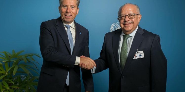 Canciller Martínez Alvarado se reúne con Tom Fletcher, secretario general adjunto de Asuntos Humanitarios de la ONU