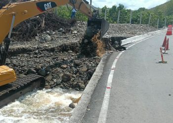 Paso provisional del puente Güijo continúa habilitado