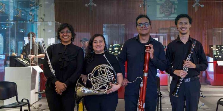 Quinteto Xocomil llevó la música clásica al corazón del MUNAE