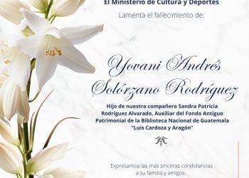Expresamos nuestras condolencias por el fallecimiento de Yovani Solórzano