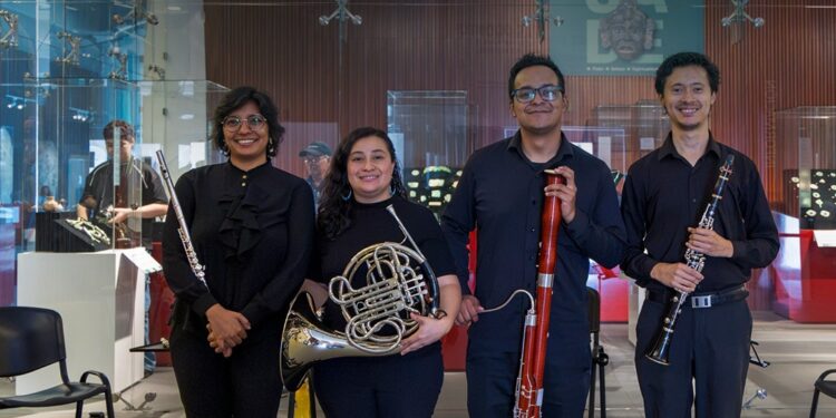 Quinteto Xocomil llevó la música clásica al corazón del MUNAE