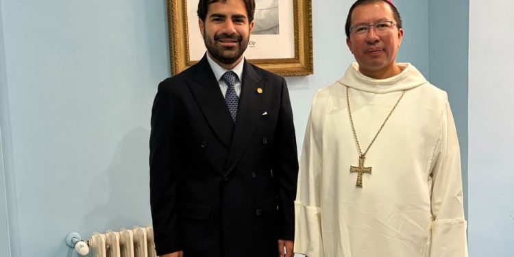 Embajada ante la Santa Sede recibe al primer abad guatemalteco de la abadía de Monte Oliveto