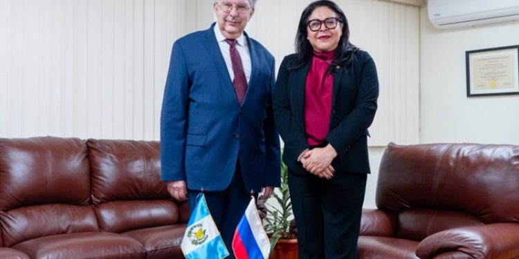Vicecanciller Bolaños Pérez sostiene reunión bilateral con director para América Latina del Ministerio de Asuntos Exteriores de Rusia