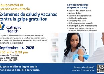 Consulado de Guatemala en Riverhead ofrecerá jornada gratuita de salud y vacunación contra la gripe