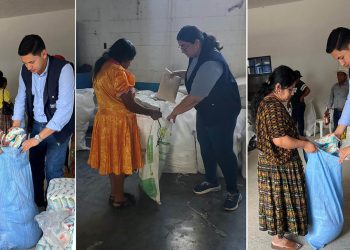 Familias de Chiquimula y Alta Verapaz reciben alimentos por acciones comunitarias