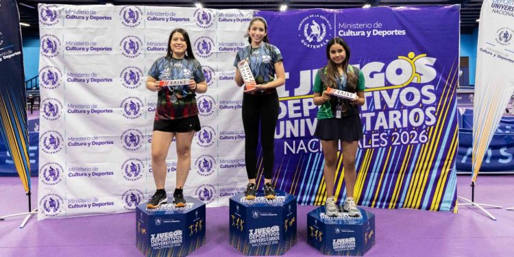 Tenis de mesa define sus primeras medallas en los Juegos Deportivos Universitarios Nacionales 2026