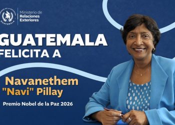 Guatemala felicita a Navanethem “Navi” Pillay por haber sido galardonada con el Nobel de la Paz