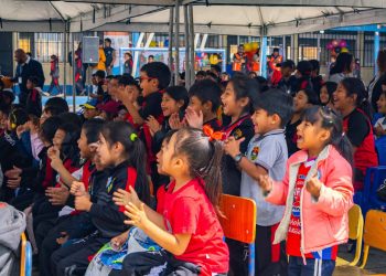 Niñas y niños aprenden a prepararse ante emergencias y desastres en Quetzaltenango