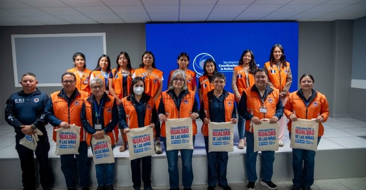 Niñas lideresas participan en espacios de toma de decisiones en la SE-CONRED