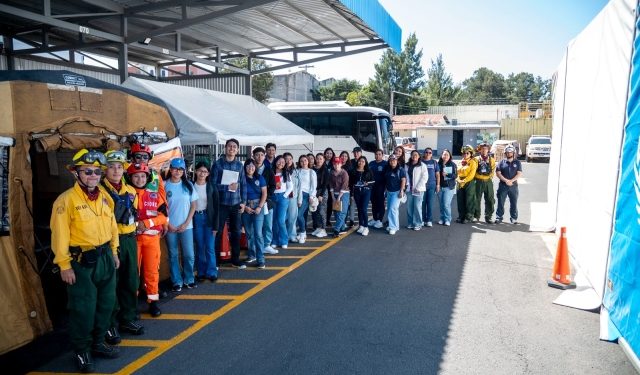 Estudiantes de trabajo social de la USAC conocen acciones de prevención de la CONRED