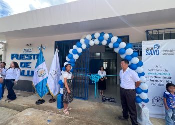 Nuevo Puesto de Salud en la Zona Reina de Uspantán, Quiché, beneficia a población de la aldea El Paraíso