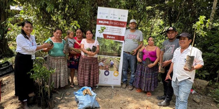 Familias rurales de Petén fortalecen la diversificación de sus huertos