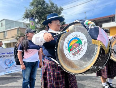 Parque de la Paz zona 21 celebró el Primer Festival de Bandas Comunitarias de Música
