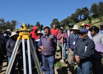 Agricultores de Quetzaltenango capacitados en el sistema Keyline