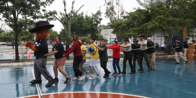 Parque Vial en Acción lleva educación vial a familias en el Parque Erick Barrondo