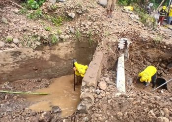 Caminos atiende emergencia vial en San Pablo Malacatán