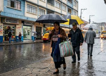 Las lluvias continuarán durante el fin de semana