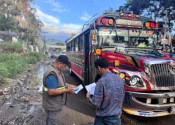 Sancionan unidades de transporte extraurbano en Villa Nueva
