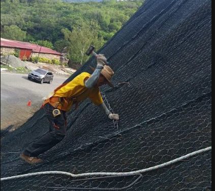 Protección de taludes busca prevenir daños en carretera entre Sansare y Jalapa
