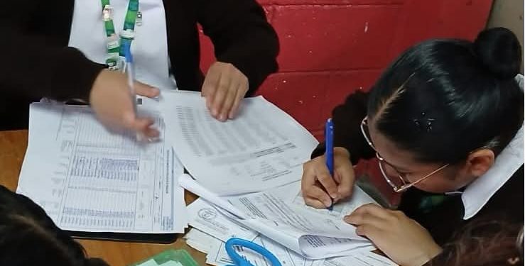 Jornada de salud escolar acerca vacunación y servicios preventivos a estudiantes del Instituto Belén