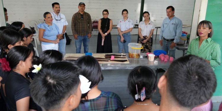 Transforman piel de pescado en cuero y elaboran artesanías
