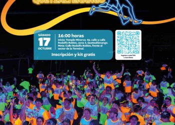 La Carrera Neón 3K llega a Quetzaltenango